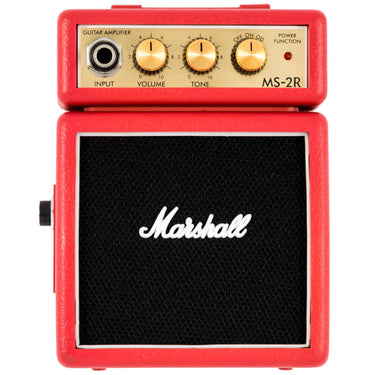 Amplificador Marshall Ms-2r Micro Rojo Con 1bocina 1w